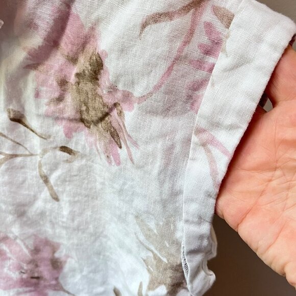 Habitat Clothes to Live In Linen Short Sleeve Blouse- Size S - Picture 6 of 6